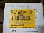 (25 Pack) Merit Brass Xnl101-12 Lead Free Pipe Fitting, 90 Degree Elbow. Fixed Price $99.51.