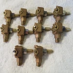 10 Anderson Fargo Gtcs34a Grounding Clamp Bronze Body Copper Conductor Hex Fit. Fixed Price $74.75.