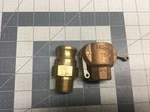 Dixon Straight Type D Coupler Brass 3/4" 75-d-br & 75-f-br Set, (lxc6g). Fixed Price $40.99.