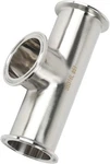 Qiimii Tri Clamp 2" Instrument Tee Clover Fittings 3 Way Stainless St.... Fixed Price $66.99.