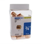 Nibco 3/4 In. X Copper Tube Cap Fitting Pro Pack (50-pack). Fixed Price $23.00.