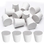 Uenhoy 10 Pcs White Solid Rubber Stoppers 4# Tapered Lab 4#,. Fixed Price $11.94.
