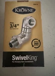 Krowne Royal Series Sw75 3/4" Swivelking Gas Connector. Fixed Price $35.00.