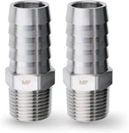 Maacflow Stainless Steel 3/8" Male Npt To 5/8" Hose Id Barb Barbed Fitting. Fixed Price $13.39.