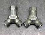 Lot Of Two (2) Hosco Ry-6y-312-b Circulation Y Adapter 3/8" Bsp. Fixed Price $37.99.
