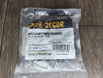 Pipe Decor Malleable Iron Bushings Metal 1/2" X 1/8" Black 10 Pack. Fixed Price $14.95.
