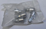 Lot Of 5 Lawson 16608 Z Series Crimp On Hose Ends 1/4" X 7/16"-20 Pack Set. Fixed Price $39.99.