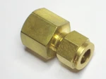 1 - Swagelok Brass Connector Fitting, 3/8" Od Tube X Female Npt, B-600-7-6. Fixed Price $9.95.