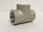 185595 New-no Box; Industry-std 6jk37 Pipe Tee; Ss-316; 1-1/2 Fnpt; Class: 150. Fixed Price $23.81.