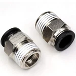 Push To Connect Air Fittings 1/2,ceker Pc 1/2 Inch 1/2" Od X Npt, Black. Fixed Price $14.76.