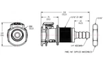 1/4 Hose Barb Non-valved Panel Mount Coupling Body (cpc Dove) Bag /(25 Pcs). Fixed Price $199.00.