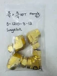3/4 Tube X Fnpt Brass Female Elbow Fitting Swagelok B-1210-8-12 Pack Of 4. Fixed Price $72.72.