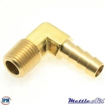 3/8" Barb X 1/2" Brass 90 Male Npt Elbow 139-6d Mettleair 1396d Brand New!. Fixed Price $9.82.