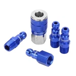 Colorconnex Coupler Plug Kit Automotive Type C 1/4 Npt Blue 5-piece A72456c. Fixed Price $23.64.