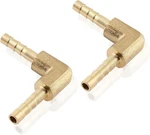 Zorfeter 2 Pack Brass Hose Barb Fitting 5/32" X 5/32 Inch To Inch,. Fixed Price $9.99.