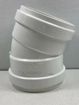 Plastic Trends Inc 6" X Bend 22.5 Degree Pvc Sewer Pipe Fitting W/gasket. Fixed Price $23.95.