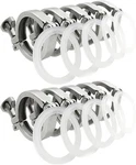 Beduan 2" Sanitary Tri Clamp 304 Stainless Steel Single Pin 2 Inch, Silver. Fixed Price $58.52.
