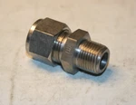 1/2 Tube X 3/8 Mnpt 316ss Male Connector Motion Ind. - Ref: Swagelok Ss-810-1-6. Fixed Price $8.00.