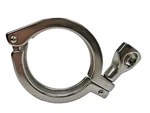 Sanitube 13mhhm-250 2-1/2" Single Pin Heavy Duty Clamp W/ Wing Nut 304-ss. Fixed Price $18.95.