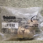 Webstone Transition Elbow Brass 90 Deg Push X. Fixed Price $17.99.