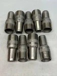 (9x) Dixon Rst15 - King Combination Nipple Npt Threaded End No Knurl New 9 Pcs. Fixed Price $105.00.