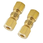Legines Brass Compression Tube Fitting, Union, 1/8" Od X Od, Pack Of 2. Fixed Price $9.72.