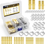 30pcs Brass Hose Barb Fittings Splicer Mender 3/16 1/4 5/16 3/8 1/2 5/. Fixed Price $35.99.