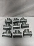 Tsp Malleable Iron Tee Fitting 1" Qty 9. Fixed Price $20.69.