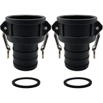 2pcs Camlock Fittings Poly C-50 1/2" Type C Standard Couplings Cam Lock Fitti.... Fixed Price $22.20.