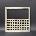 12" Zurn Industries Half Grate Floor Drain Nickel Bronze Used #1 Y9. Fixed Price $79.99.