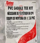 Oatey 43789 Pvc Saddle Tee Kit 3" X 2". Fixed Price $9.95.