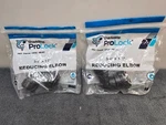 (2) Sharkbite Prolock 3/4". X 1/2" Push-to-connect Plastic 90 Reducing Elbow. Fixed Price $15.99.