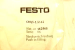 Festo Crqs-1/2-12 - 162868 Sealed Factory Bags. Fixed Price $30.00.