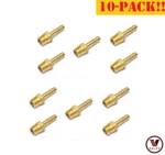 10 Pack 1/4"x1/4" Brass Male Npt Barb Hose Straight Fitting 125-4b. Fixed Price $61.05.