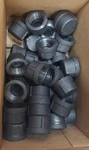 1" Black Pipe Cap Threaded Malleable Iron 100% Made In Usa-grinnell- (35pc Lot). Fixed Price $55.00.