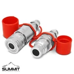 #8 Jic Flat Face Hydraulic Quick Connect Coupler, Bulkhead Skid Steer Mount. Fixed Price $74.95.