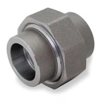 Union Union, 1" Pipe, Socket Weld, Black Forged Steel, Class 3000, 1mnu6. Fixed Price $19.49.