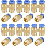 Pc4-01 Push To Connect Fittings, 4mm Tube Od X 1/8 G Thread, Straight Pneuma.... Fixed Price $16.86.