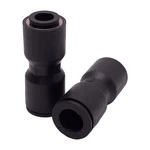 Lot Of 2 Parker Legris 3106 60 62 Push-fit Union Fitting 1/2" Tube X 3/8". Fixed Price $30.00.