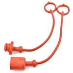 (1 Set) Hydraulic Quick Change Coupler Dust Cap And Plug Set Replaces John De.... Fixed Price $40.51.