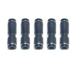 Vetley Pneumatic Black Air Straight Union 1/4 Inch Tube Od 1/4'' Od,. Fixed Price $31.70.