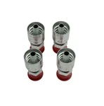 Lot Of 4, Parker 1j043-8-6 , Straight Crimp Style Hydraulic Hose Fitting. Fixed Price $47.83.
