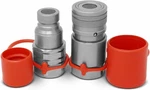 Summit Hydraulics 5/8" Sae -10 Flat Face Hydraulic Quick Connect Red, Silver. Fixed Price $78.88.