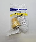 (qty 2) Jones Stephens C77419lf 1" X Mpt Plumbite Push On Adapter Brass. Fixed Price $17.94.