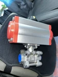 1/2" Pneumatic Ball Valve Double Acting 3 Pieces 304 Air Actuated Us. Fixed Price $44.99.