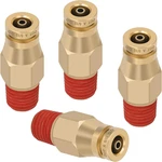 5/32" Quick Push To Connect Fittings Brass Union Straight Joint Dot Approved 5/3. Fixed Price $19.23.
