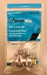 Brand New Sharkbite 1/2" X 3/8" Od Loose Key Stop Push To Connect Free Shipping. Fixed Price $8.95.