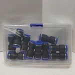 Straight Air Line Union Push To Connect Fittings For 3/8" Od Pneumatic 10pcs. Fixed Price $10.00.