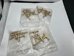 4 Pack Of 5 Vis Brass Hose Barb 5/16" X Pipe 3 Way T Fitting Split. Fixed Price $54.60.