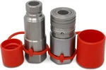 Flat Face Connect Under Pressure Hydraulic Quick 1/2 Inch, Red. Fixed Price $99.41.